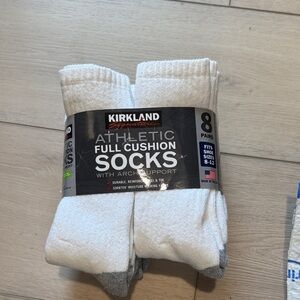 Kirkland Signature Athletic Socks - White